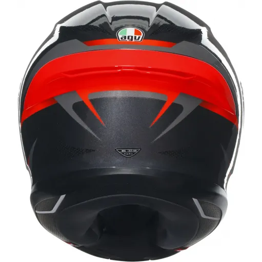 Casco Agv K6 S Slashcut Integrale Per Moto Bianco Nero Blu Lucido Visiera Max Pinlock