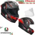 Casco Agv K6 S Slashcut Integrale Per Moto Bianco Nero Blu Lucido Visiera Max Pinlock