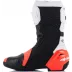 Alpinestars Supertech R Vented Black White Red Fluo Stivale Moto Racing Pista