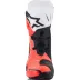 Alpinestars Supertech R Vented Black White Red Fluo Stivale Moto Racing Pista