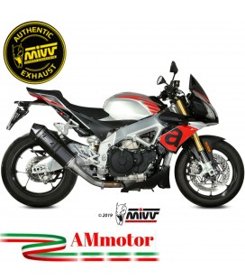 Mivv Aprilia Tuono V4 1100 18 - 2020 Terminale Di Scarico Moto Marmitta Speed Edge Inox Nero