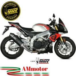 Mivv Aprilia Tuono V4 1100 18 - 2020 Terminale Di Scarico Moto Marmitta Speed Edge Inox Nero