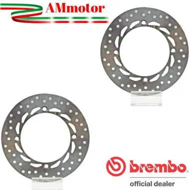 Dischi Freno Honda Transalp 700 / Abs XL V Brembo Serie Oro Anteriori Coppia Moto