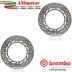Dischi Freno Honda Transalp 700 / Abs XL V Brembo Serie Oro Anteriori Coppia Moto