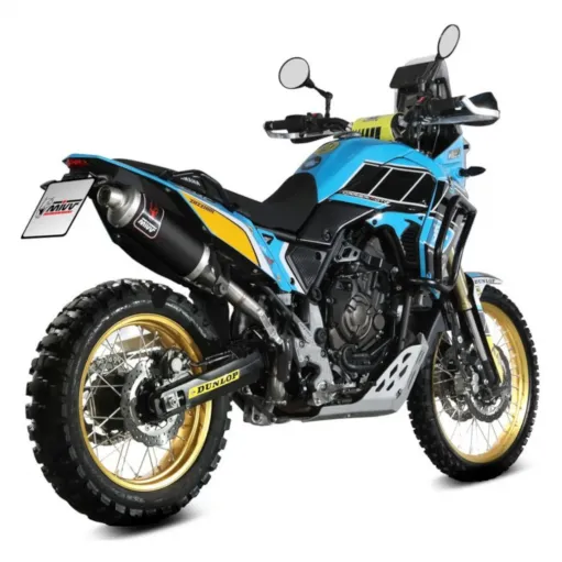 Mivv Yamaha Tenere' 700 Terminale Di Scarico Moto Marmitta Dakar Inox Nero Omologato