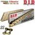 Catena DID 525 ZVMX 110 Maglie Trasmissione Per Moto Oro Gold