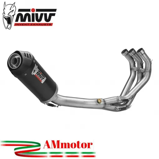 Scarico Completo Mivv Yamaha Tracer 900 15 - 2020 Terminale Oval Carbon Cap Moto