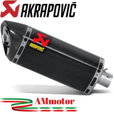 Akrapovic Yamaha Yzf R6 08 2009 Terminale Di Scarico Slip-On Line Carbonio Moto Omologato