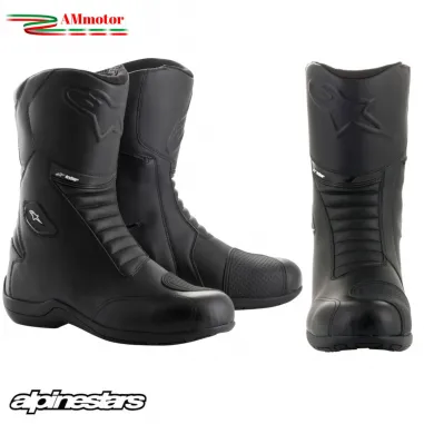 Stivali Moto ALPINESTARS Andes V2 Drystar Black Impermeabile Traspirante