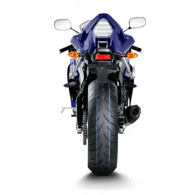 Akrapovic Yamaha Yzf R6 10 2021 Terminale Di Scarico Slip-On Line Titanio Moto