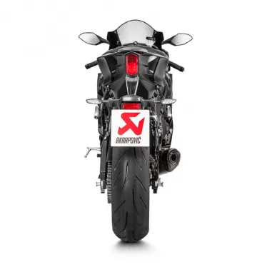 Akrapovic Yamaha Yzf R6 10 2021 Terminale Di Scarico Slip-On Line Titanio Moto