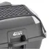 Bauletto Moto Givi 45 Litri Monolock Nero Universale Kit Completo Di Schienalino