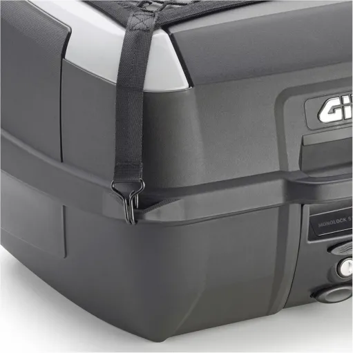 Bauletto Moto Givi 45 Litri Monolock Nero Universale Kit Completo Di Schienalino