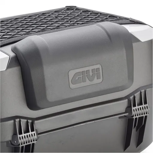 Bauletto Moto Givi 45 Litri Monolock Nero Universale Kit Completo Di Schienalino