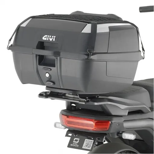 Bauletto Moto Givi 45 Litri Monolock Nero Universale Kit Completo Di Schienalino