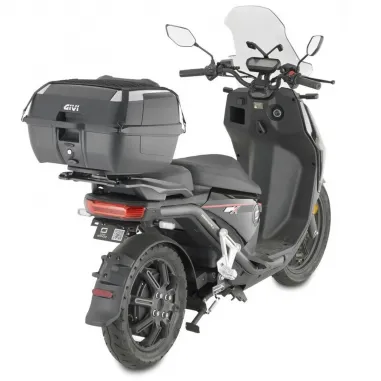 Bauletto Moto Givi 45 Litri Monolock Nero Universale Kit Completo Di Schienalino
