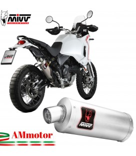 Mivv Ducati DesertX Terminale Di Scarico Moto Marmitta Dakar Titanio Omologato