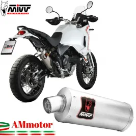 Mivv Ducati DesertX Terminale Di Scarico Moto Marmitta Dakar Titanio Omologato