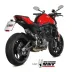 Mivv Ducati Monster 937 / + Terminale Di Scarico Moto Marmitta X-M5 Inox Nero Omologato