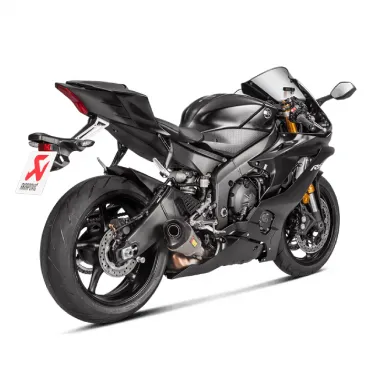 Akrapovic Yamaha Yzf R6 10 2021 Terminale Di Scarico Slip-On Line Titanio Moto