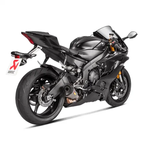 Akrapovic Yamaha Yzf R6 10 2021 Terminale Di Scarico Slip-On Line Titanio Moto