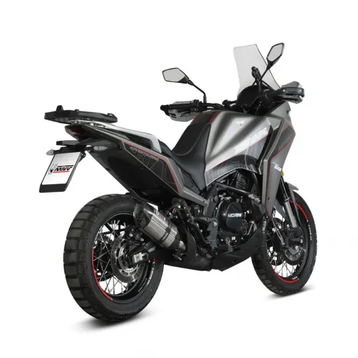 Mivv Moto Morini X-Cape 650 Terminale Di Scarico Marmitta Suono Inox Omologato