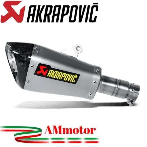 Akrapovic Yamaha Yzf R6 10 2021 Terminale Di Scarico Slip-On Line Titanio Moto