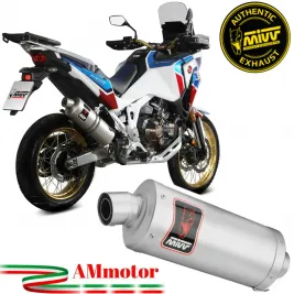 Mivv Honda Africa Twin 1100 Crf Terminale Di Scarico Moto Marmitta Dakar Inox Omologato