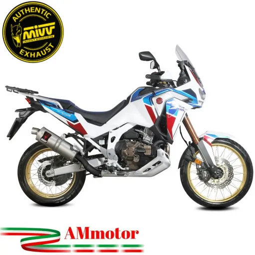 Mivv Honda Africa Twin 1100 Crf Terminale Di Scarico Moto Marmitta Dakar Inox Omologato