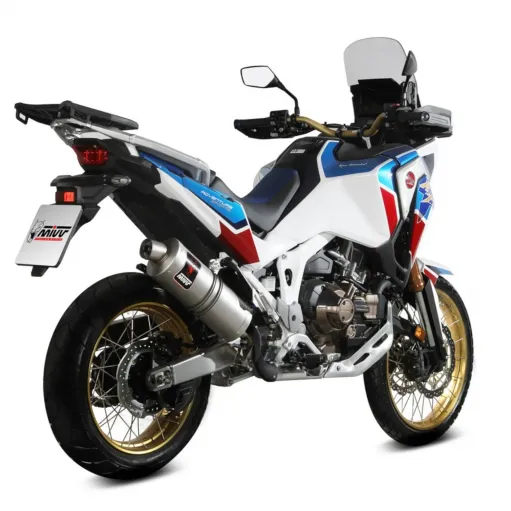 Mivv Honda Africa Twin 1100 Crf Terminale Di Scarico Moto Marmitta Dakar Inox Omologato