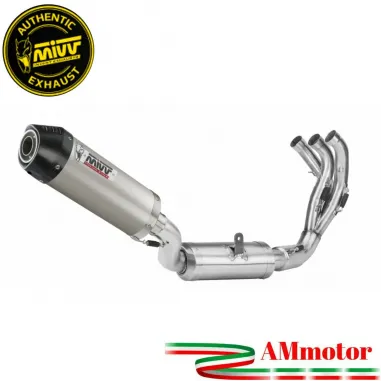 Scarico Completo Mivv Yamaha Tracer 9 / GT Terminale Per Moto Oval Titanio Carbon Cap