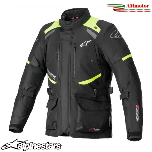 Giacca Moto ALPINESTARS Andes V3 Drystar Jacket Black Fluo