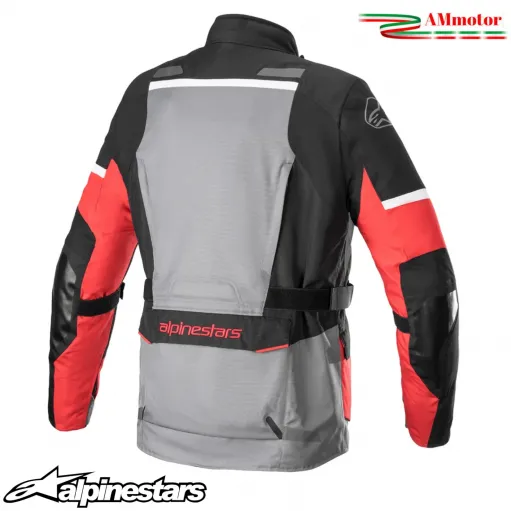 Giacca Moto ALPINESTARS Andes V3 Drystar Jacket Dark Gray / Black / Bright Red