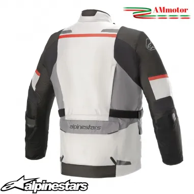 Completo Giacca più Pantalone Moto ALPINESTARS Andes V3 Drystar Jacket Ice Gray Dark Gray