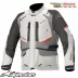 Completo Giacca più Pantalone Moto ALPINESTARS Andes V3 Drystar Jacket Ice Gray Dark Gray