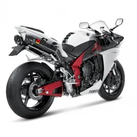 Akrapovic Yamaha Yzf R1 09 2014 Terminali Di Scarico Slip-On Line Carbonio Moto Omologati 2
