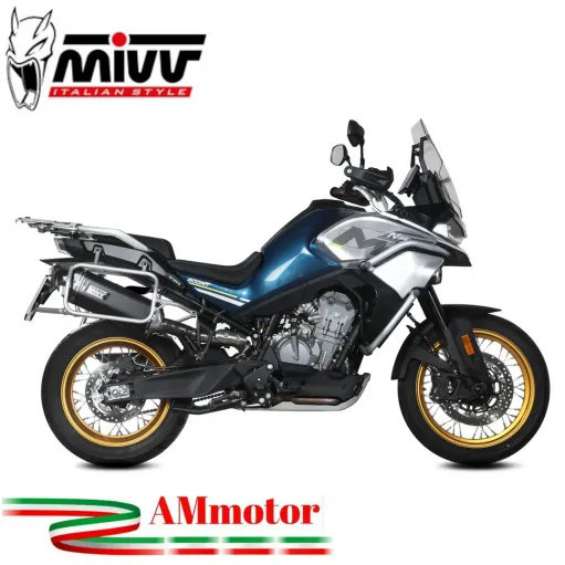 Mivv CF Moto 800MT Terminale Di Scarico Marmitta Speed Edge Nero Omologato
