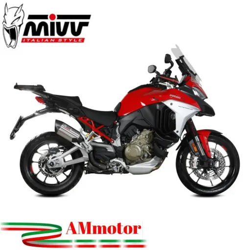 Mivv Ducati Multistrada 1100 V4 / S Terminale Di Scarico Moto Marmitta Suono Inox
