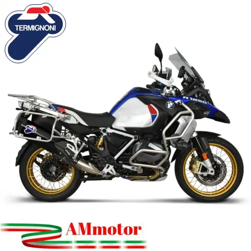 Termignoni Bmw R 1250 GS Terminale Di Scarico Moto Marmitta Relevance Titanio Nero Omologato