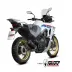 Mivv Honda Transalp 750 Terminale Di Scarico Moto Marmitta Ovale Inox Nero Omologato