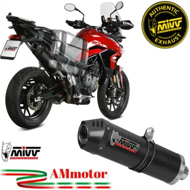 Mivv Triumph Tiger 900 Terminale Di Scarico Moto Marmitta Oval Carbon Cap Omologato