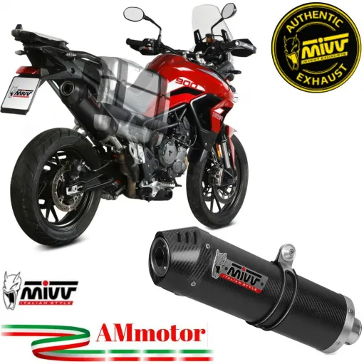 Mivv Triumph Tiger 900 Terminale Di Scarico Moto Marmitta Oval Carbon Cap Omologato