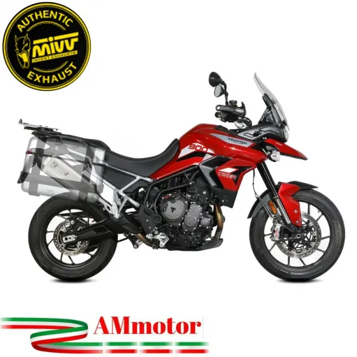 Mivv Triumph Tiger 900 Terminale Di Scarico Moto Marmitta Speed Edge Inox Omologato