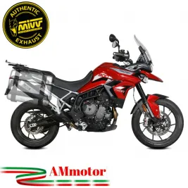 Mivv Triumph Tiger 900 Terminale Di Scarico Moto Marmitta Speed Edge Inox Nero Omologato 2