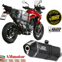 Mivv Triumph Tiger 900 Terminale Di Scarico Moto Marmitta Speed Edge Inox Nero Omologato