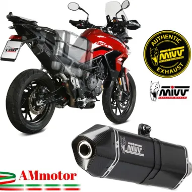 Mivv Triumph Tiger 900 Terminale Di Scarico Moto Marmitta Speed Edge Inox Nero Omologato