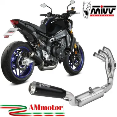 Scarico Completo Mivv Yamaha Mt-09 21 - 2023 Terminale Per Moto X-M1 Inox Nero