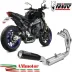 Scarico Completo Mivv Yamaha Mt-09 21 - 2023 Terminale Per Moto X-M1 Inox Nero