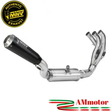 Scarico Completo Mivv Yamaha Mt-09 21 - 2023 Terminale Per Moto X-M1 Inox Nero