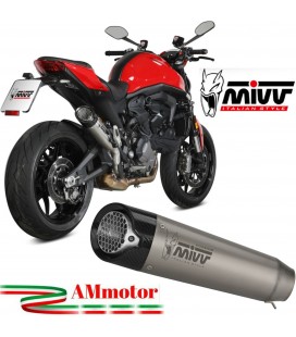 Mivv Ducati Monster 937 / + Terminale Di Scarico Moto Marmitta X-M5 Titanio Omologato